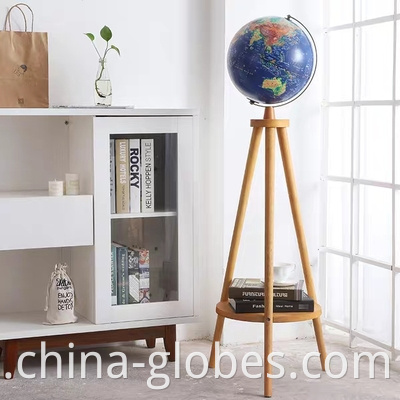 floor standing world globe